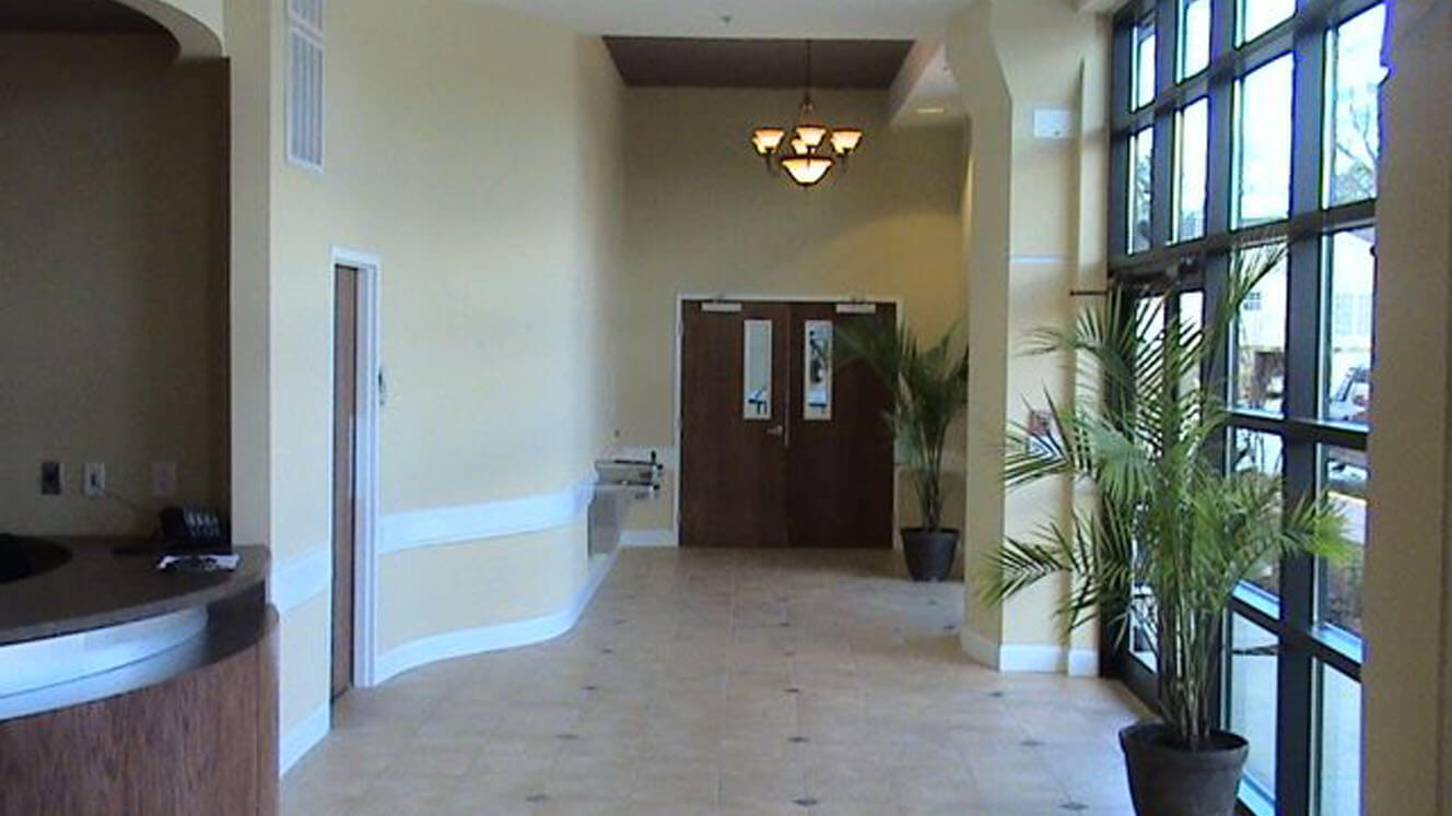 Church Calvary Interior Foyer Welcome Area