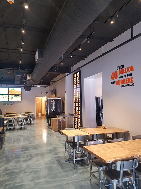 BURGERIM Restaurant Interior 2