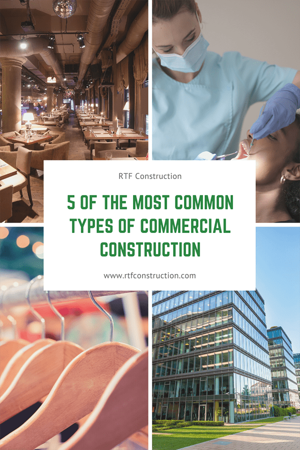 5 Common Types Of Commercial Construction Blog Graphic compressed 5 Common Types Of Commercial Construction