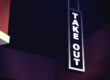 take out sign