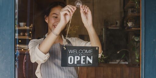 open open for business